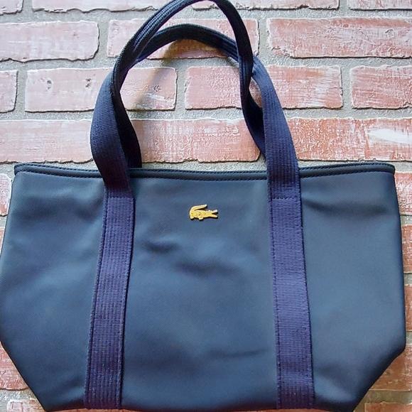 Lacoste Bags Lacoste Womens Classic Zip Tote Bag In Navy Poshmark